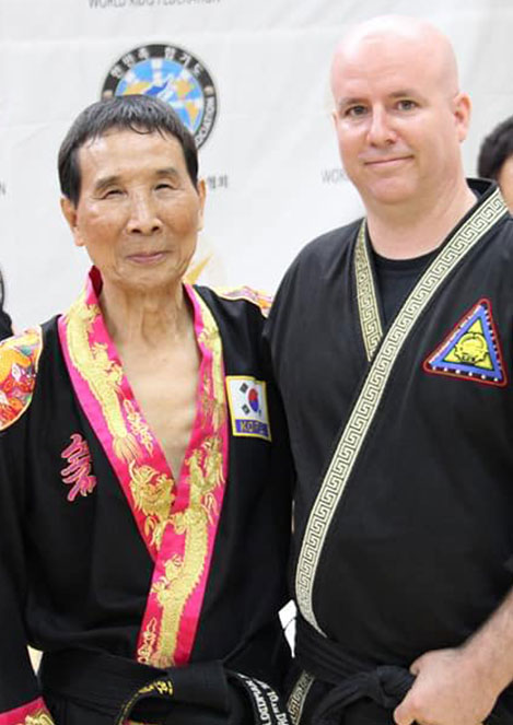Master Chris Fortin and In Sun Suh in Korea.